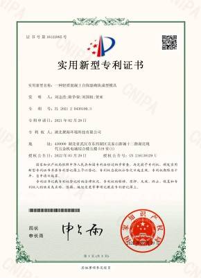 一種輕質(zhì)混凝土自保溫砌塊成型模具